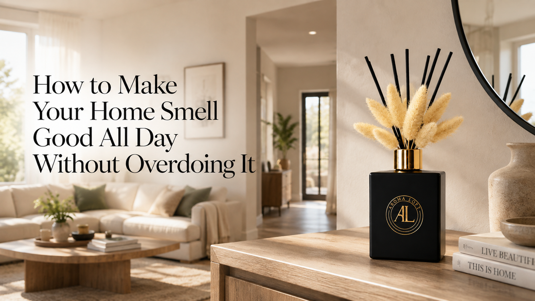 How to Make Your Home Smell Good All Day Without Overdoing It
