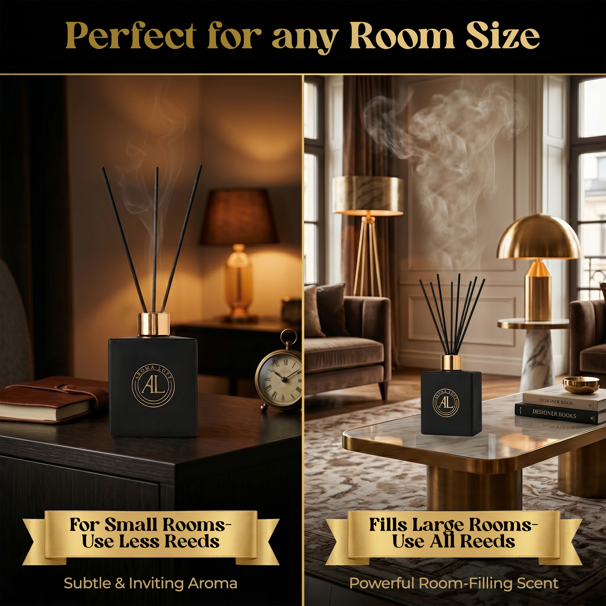 Sunlit Citrus Black Reed Diffuser 5 oz.