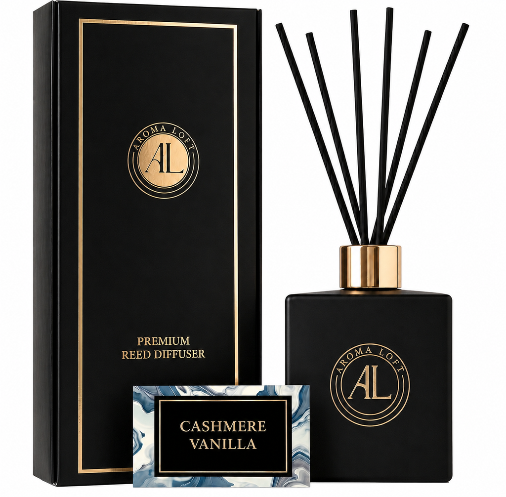 Cashmere Vanilla Black Reed diffuser 5 oz.