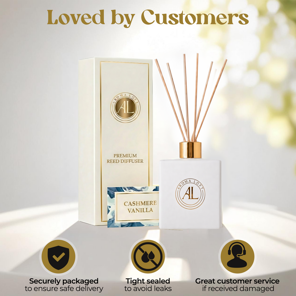 Cashmere Vanilla White Reed Diffuser 5 oz.