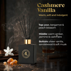 Cashmere Vanilla Black Reed Diffuser 5 oz.