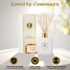 Rustic Amber White Reed Diffuser 5 oz.