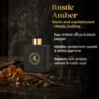 Rustic Amber Black Reed Diffuser 5 oz.