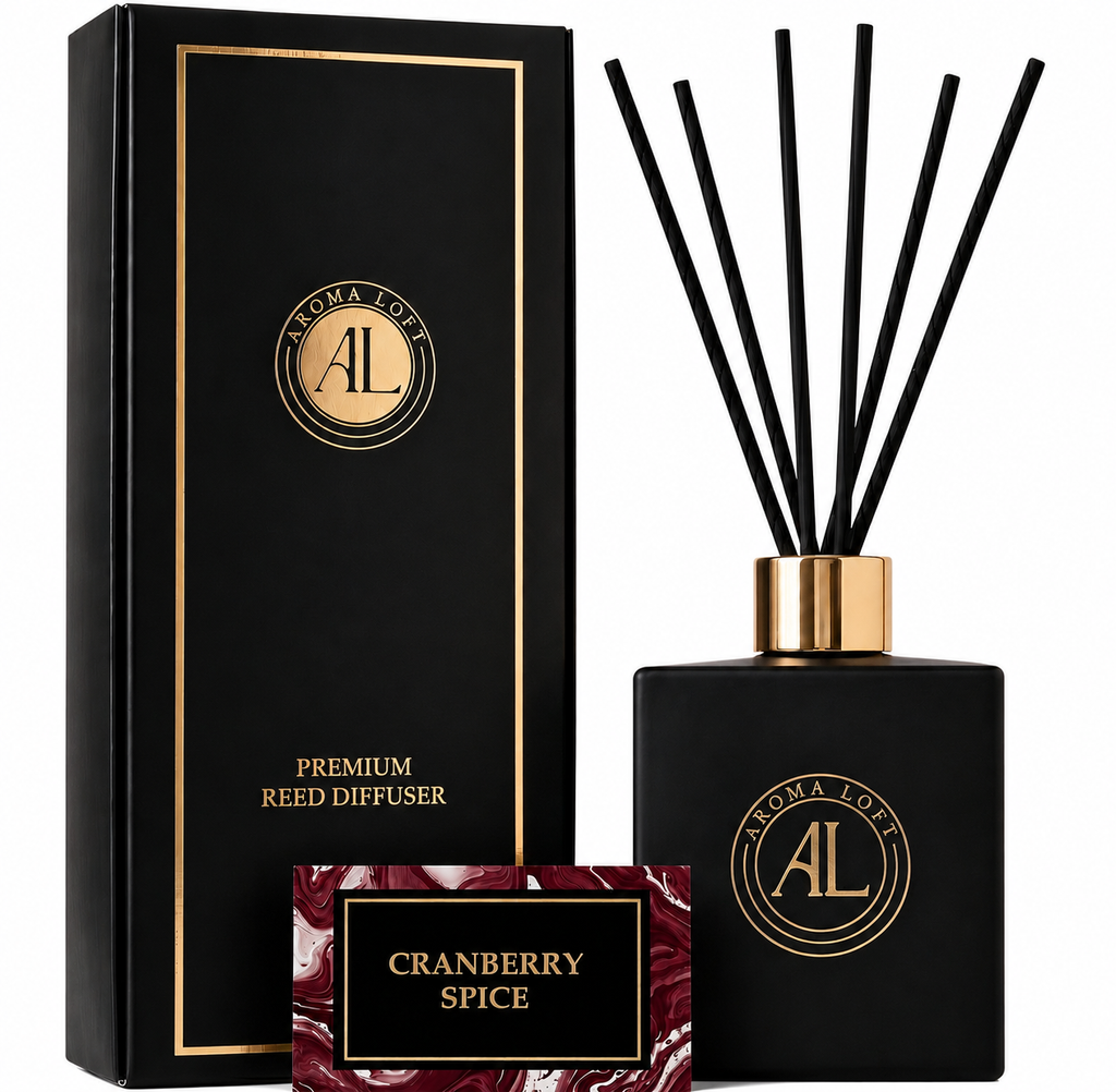 Cranberry Spice Black Reed Diffuser 5 oz.