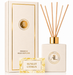 Sunlit Citrus White Reed Diffuser 5 oz.