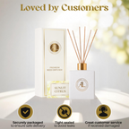 Sunlit Citrus White Reed Diffuser 5 oz.