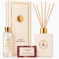 Cranberry & Warm Vanilla White Luxury Reed Diffuser 5oz.+4oz. Refill