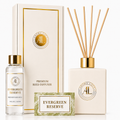 Evergreen Reserve White Luxury Reed Diffuser 5oz.+4oz. Refill